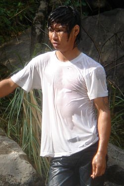 wet swim shirt